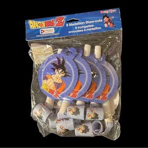 Dragon Ball Z Medallion Blow-Outs (8) Party Favors NEW
